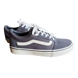 Vans Old Skool Skate Shoe Sneakers Blue Purple White Women's Size 8 Men's 6.5
